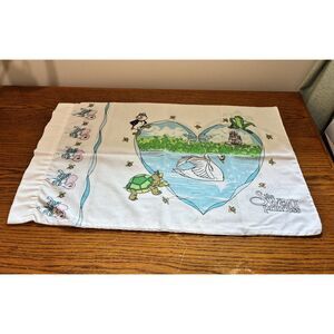 Vintage The Swan Princess Single Pillowcase 1994 29"x18"USA Bibb Preowned